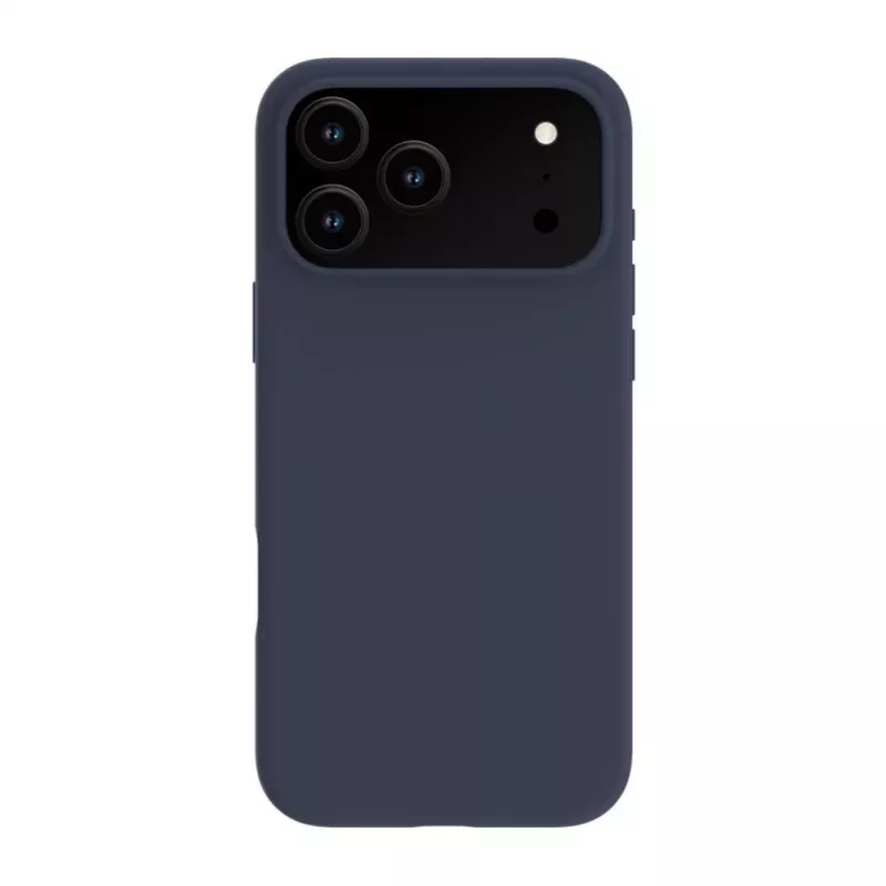 Capa Evelatus Premium para Apple iPhone 17 Pro Max em silicone Soft Touch com MagSafe azul meia-noite