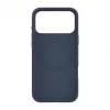 Capa Evelatus Premium para Apple iPhone 17 Pro Max em silicone Soft Touch com MagSafe azul meia-noite