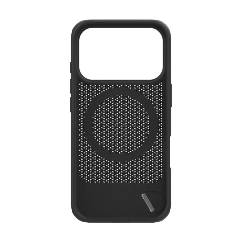 Capa Evelatus Premium para Apple iPhone 17 Pro com MagSafe e suporte em plástico preta