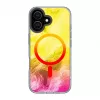 Capa Evelatus IMD Glacier para Apple iPhone 17 com MagSafe rosa dourado