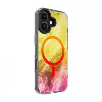 Capa Evelatus IMD Glacier para Apple iPhone 17 com MagSafe rosa dourado