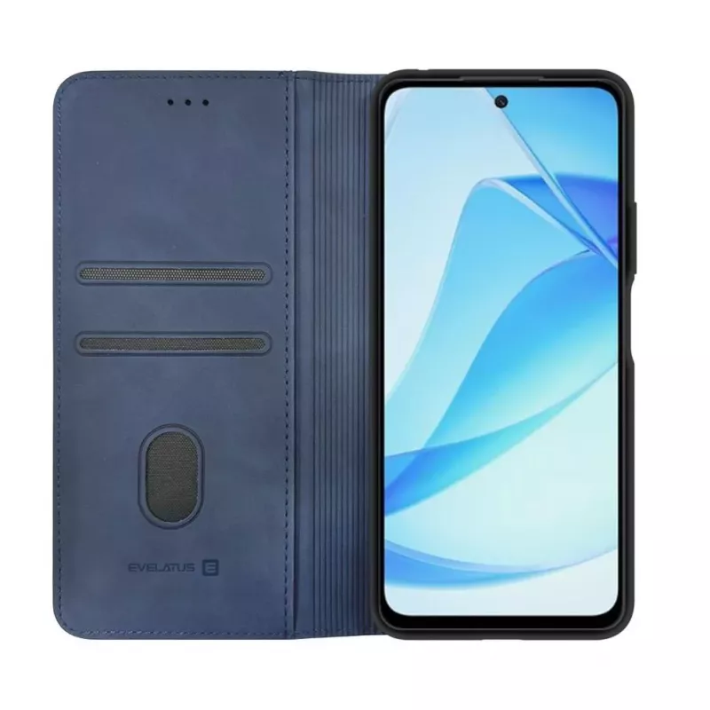 Evelatus Xiaomi Redmi 15 4G Book Case Folio azul-escuro