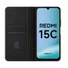 Evelatus Xiaomi Redmi 15C 4G/5G Book Case Folio preto