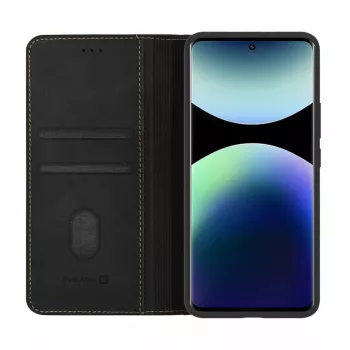 EVELATUS Xiaomi Redmi Note 15 5G Capa tipo livro Folio preta