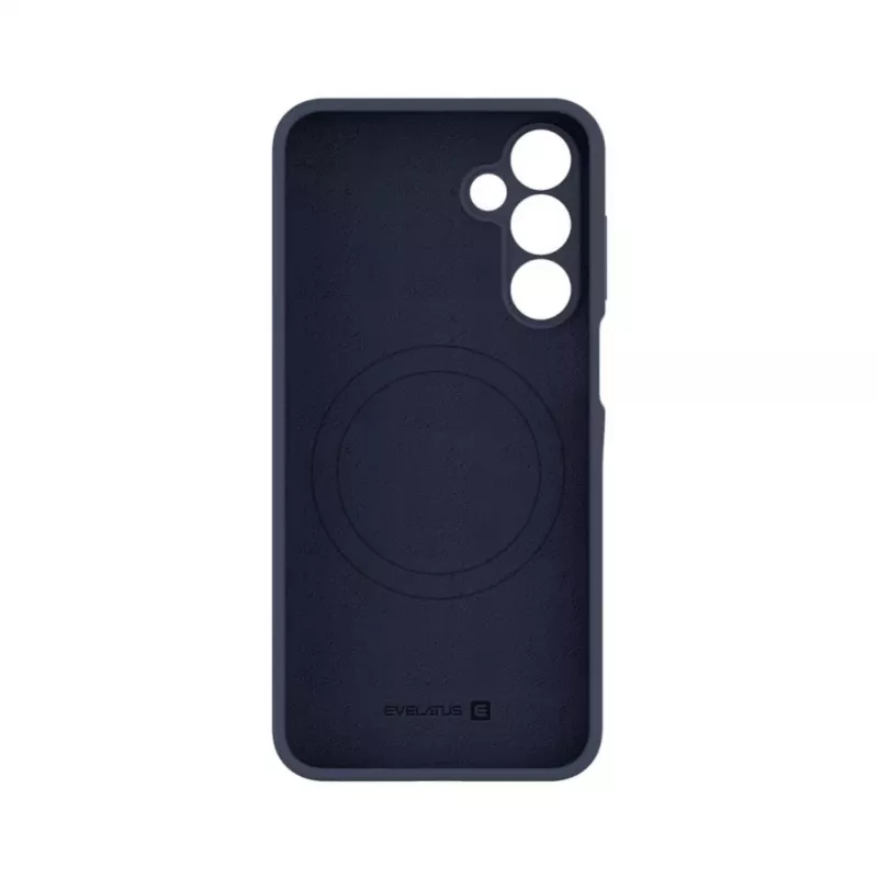 Evelatus Samsung Galaxy A16 Premium Magnetic Soft Touch capa de silicone azul-escuro