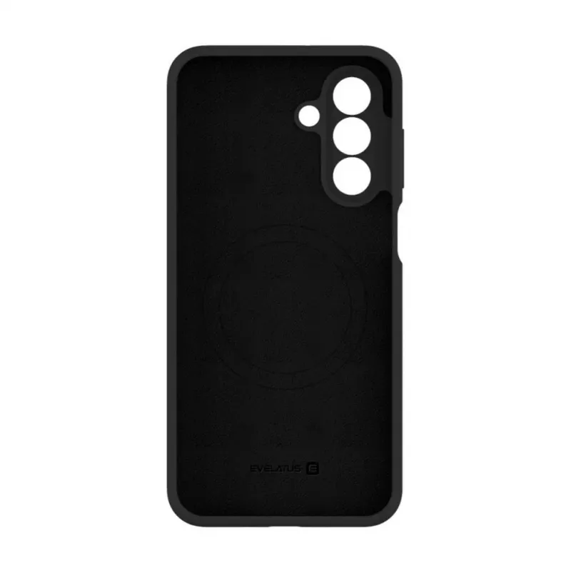 Evelatus Samsung Galaxy A17 Premium Magnetic Soft Touch capa de silicone preto