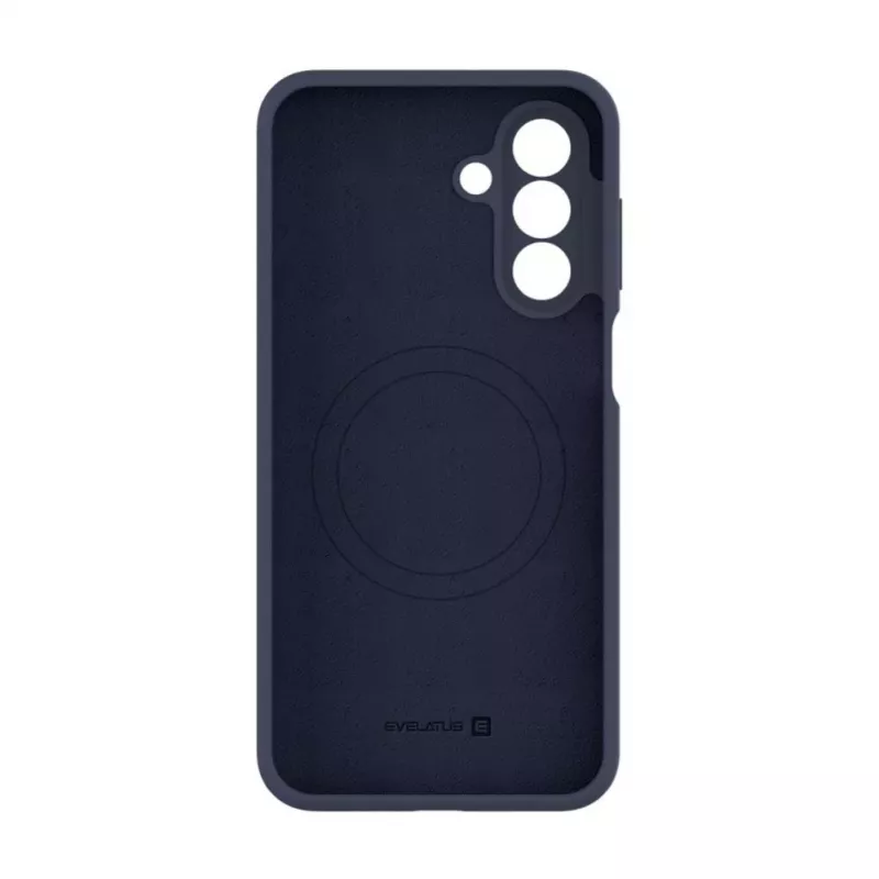 Evelatus Samsung Galaxy A17 Premium Magnetic Soft Touch capa de silicone azul-escuro