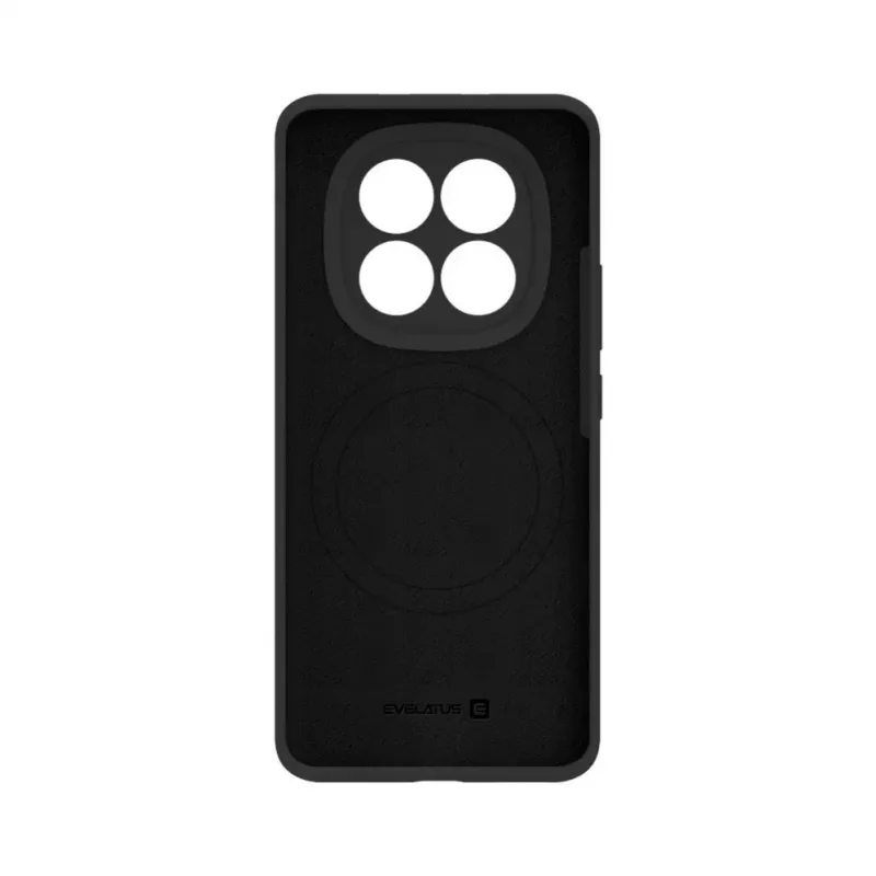 Evelatus Xiaomi Redmi Note 15 5G Premium Magnetic Soft Touch capa de silicone preto