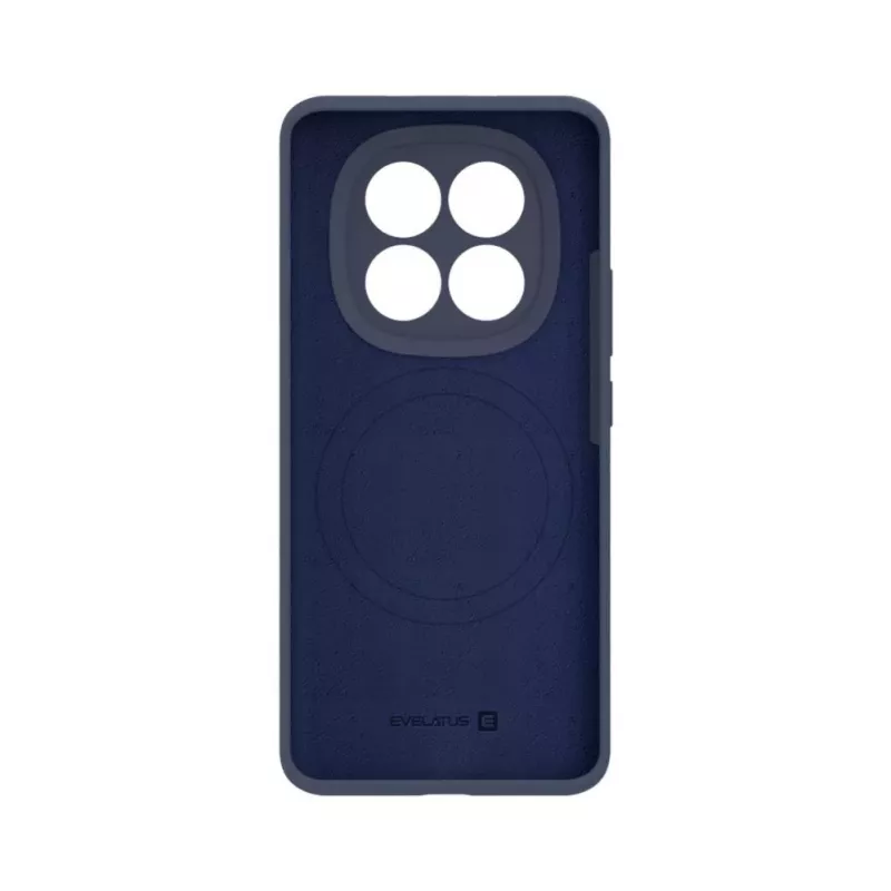 Evelatus Xiaomi Redmi Note 15 5G Premium Magnetic Soft Touch capa de silicone azul-escuro