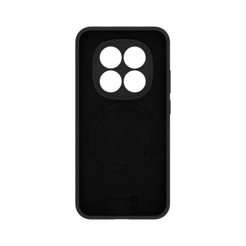 Evelatus Xiaomi Redmi Note 15 Pro 5G Premium Magnetic Soft Touch capa de silicone preto