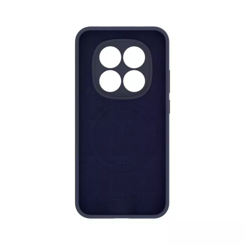 Evelatus Xiaomi Redmi Note 15 Pro Plus 5G Premium Magnetic Soft Touch capa de silicone azul-escuro