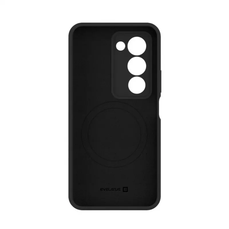Evelatus Xiaomi Redmi 15 4G Premium Capa de silicone Soft Touch magnética, preta