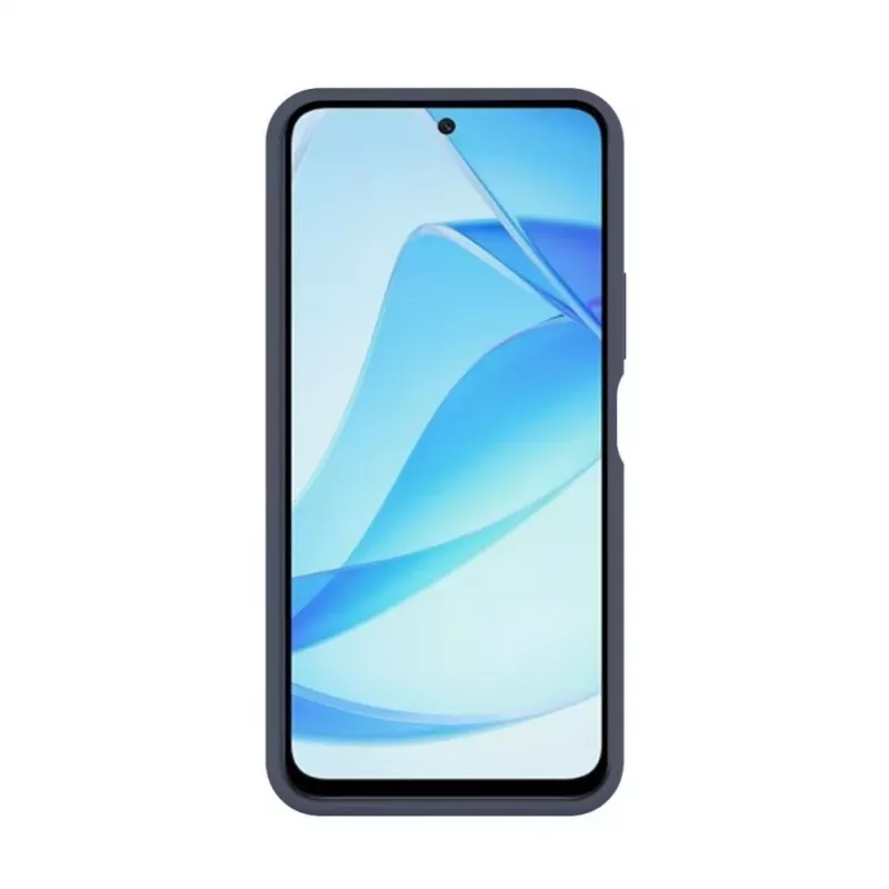 Evelatus Xiaomi Redmi 15 4G Premium Capa de silicone Soft Touch magnética, azul-escuro