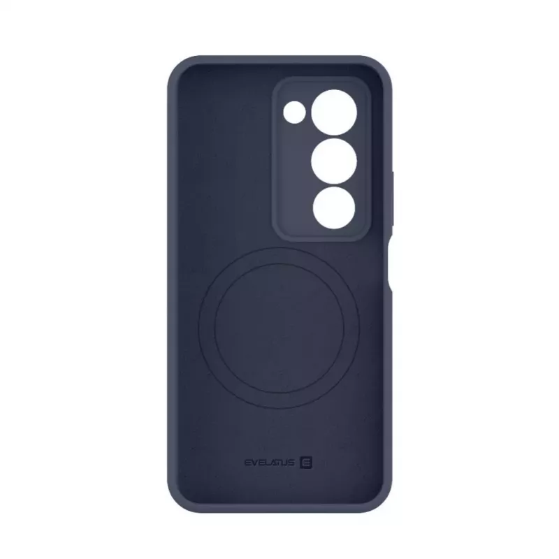Evelatus Xiaomi Redmi 15 5G Capa de silicone soft-touch magnética Premium azul-escuro