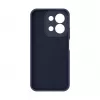 Evelatus Xiaomi Redmi 15C 4G/5G Capa de silicone soft-touch magnética Premium azul-escuro