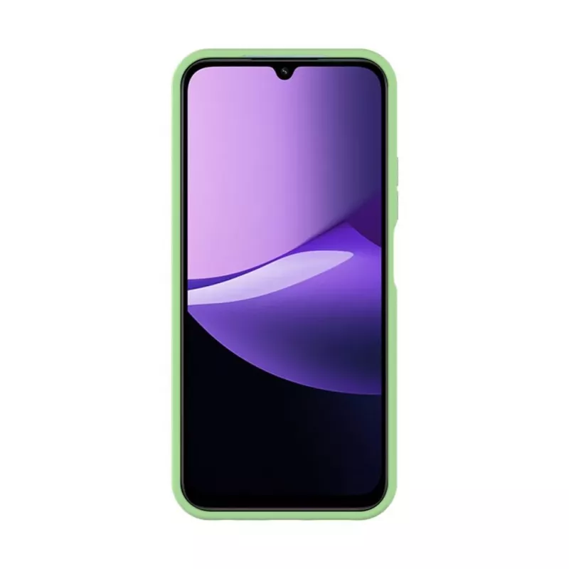 Evelatus Xiaomi Redmi 15C 4G/5G Capa de silicone soft-touch magnética Premium verde-menta