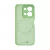 Evelatus Xiaomi Redmi 15C 4G/5G Capa de silicone soft-touch magnética Premium verde-menta