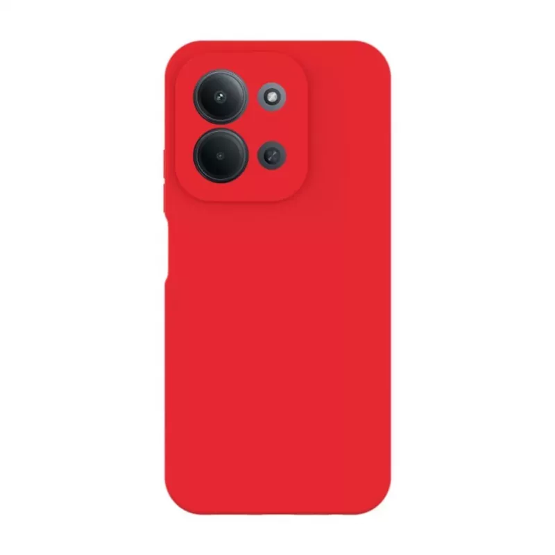 Evelatus Xiaomi Redmi 15C 4G/5G Capa de silicone soft-touch magnética Premium vermelha