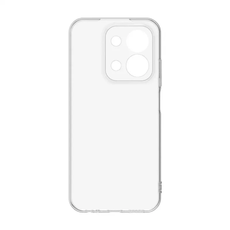 Evelatus Xiaomi Redmi 15C 4G/5G Capa de silicone transparente 1,5 mm TPU
