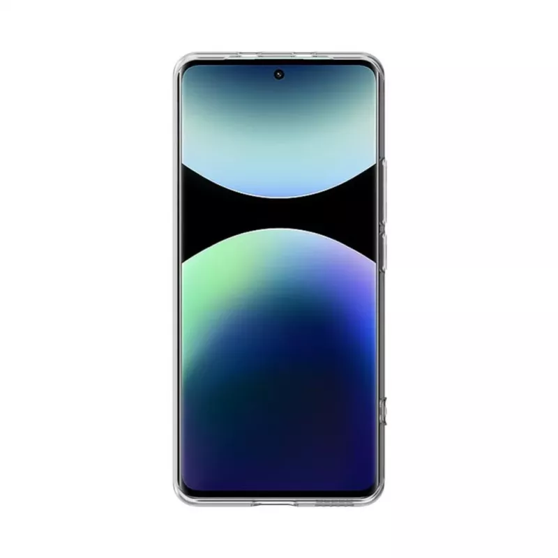 Evelatus Xiaomi Redmi Note 15 5G Capa de silicone transparente 1,5 mm TPU