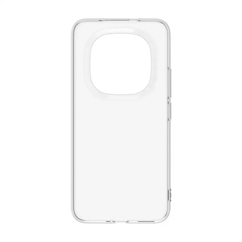 Evelatus Xiaomi Redmi Note 15 Pro Plus 5G Capa de silicone transparente 1,5 mm TPU