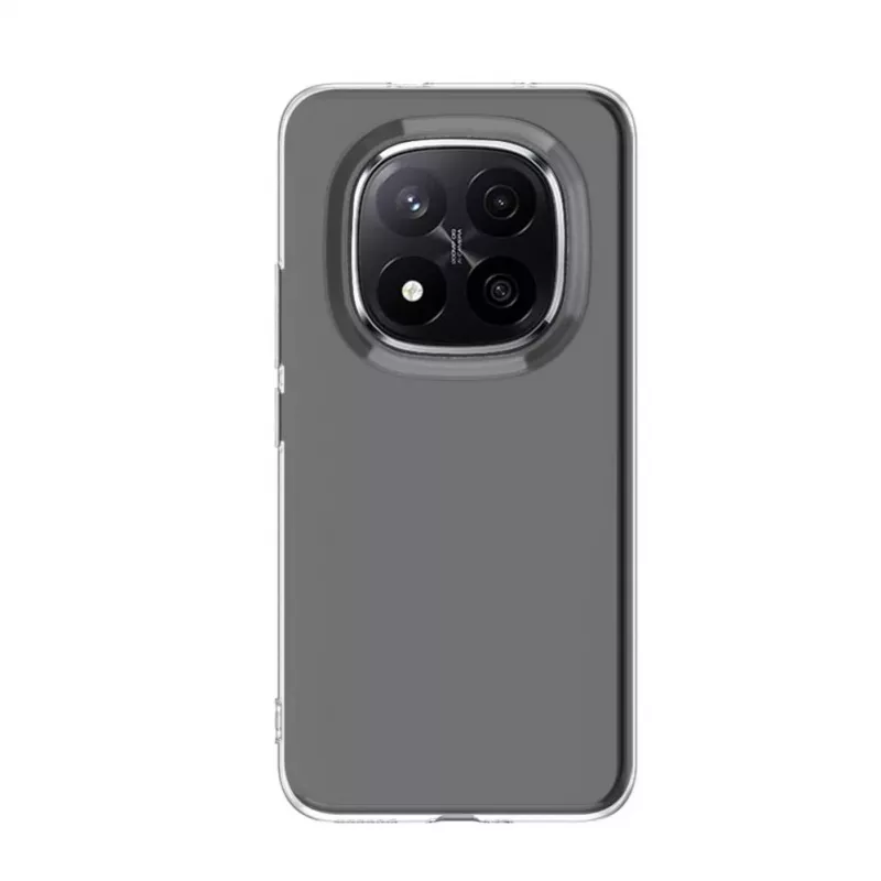 Evelatus Xiaomi Redmi Note 15 Pro Plus 5G Capa de silicone transparente 1,5 mm TPU