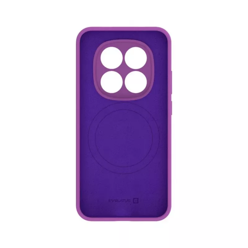 Evelatus Xiaomi Redmi Note 15 Pro Capa de silicone soft-touch magnética Premium roxa