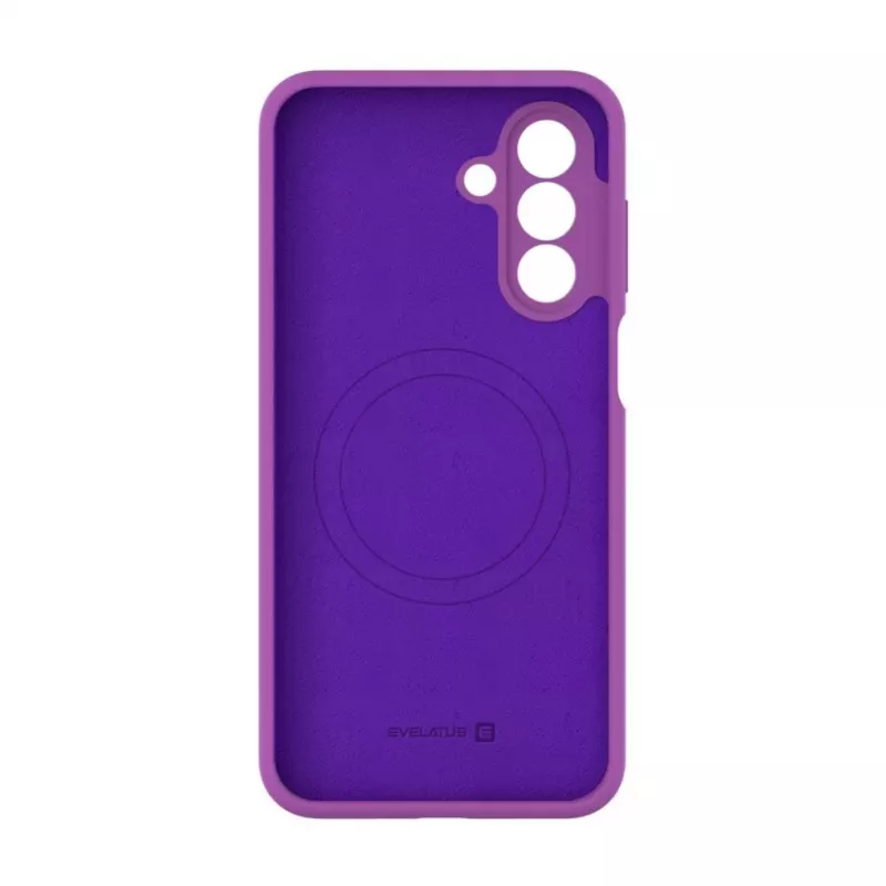 Evelatus Samsung Galaxy A17 Capa de silicone soft-touch magnética Premium uva
