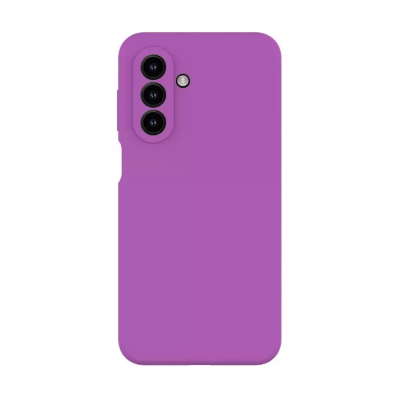 Evelatus Samsung Galaxy A17 Capa de silicone soft-touch magnética Premium uva