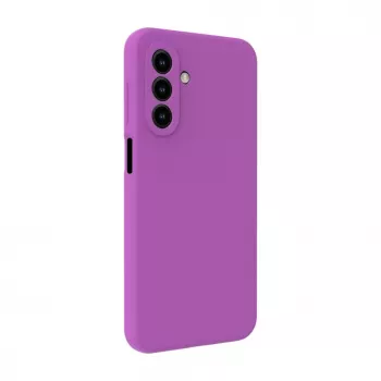 Evelatus Samsung Galaxy A17 Capa de silicone soft-touch magnética Premium uva