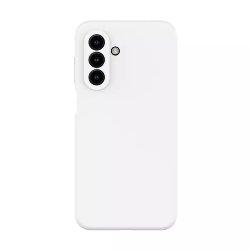 Evelatus Samsung Galaxy A17 Capa de silicone soft-touch magnética Premium branca
