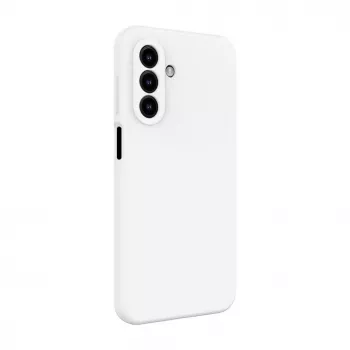 Evelatus Samsung Galaxy A17 Capa de silicone soft-touch magnética Premium branca