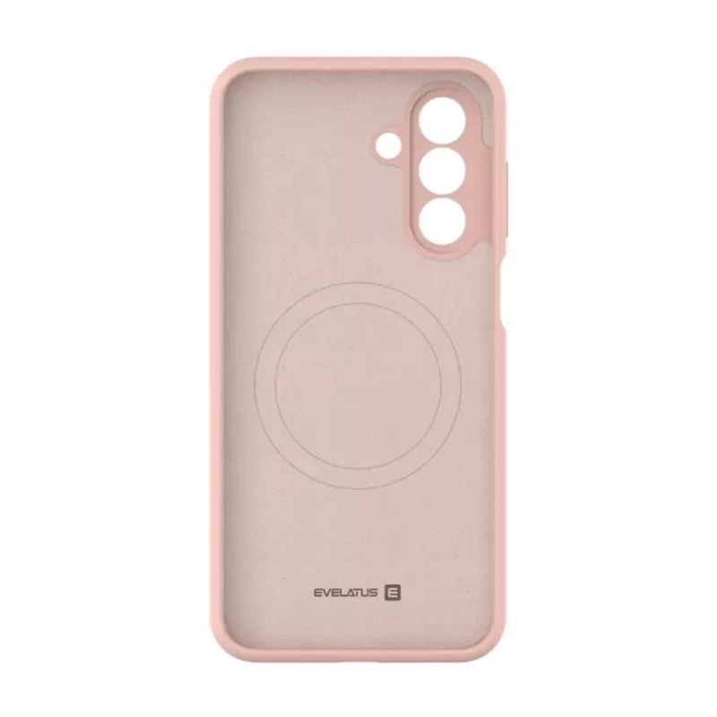 Evelatus Samsung Galaxy A17 Capa de silicone soft-touch magnética Premium rosa-areia