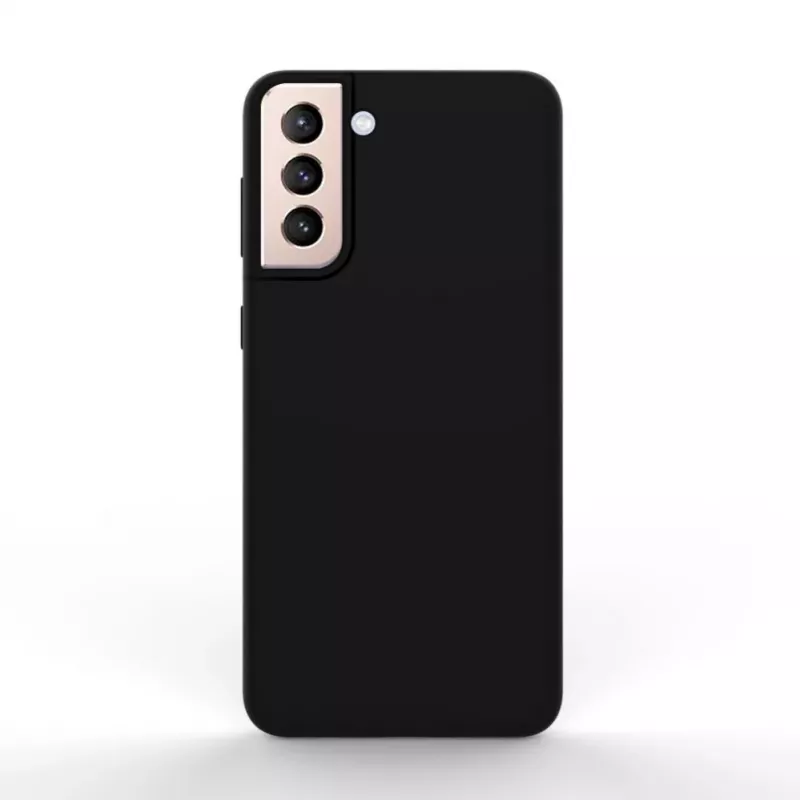 Evelatus Samsung Galaxy S22 Capa de silicone soft-touch magnética Premium preta