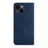 Evelatus Apple iPhone 13 / 14 Capa tipo livro folio azul-escuro