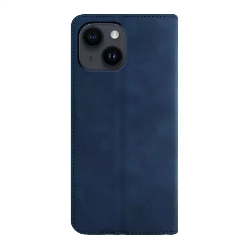 Evelatus Apple iPhone 13 / 14 Capa tipo livro folio azul-escuro