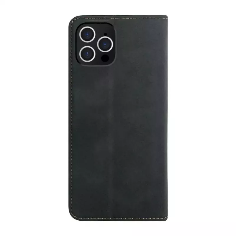 Evelatus Apple iPhone 12 / 12 Pro Capa tipo livro folio preta
