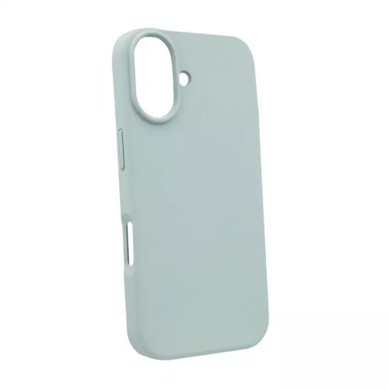 Evelatus Apple iPhone 17 Capa de silicone soft-touch MagSafe Premium azul-nevoeiro