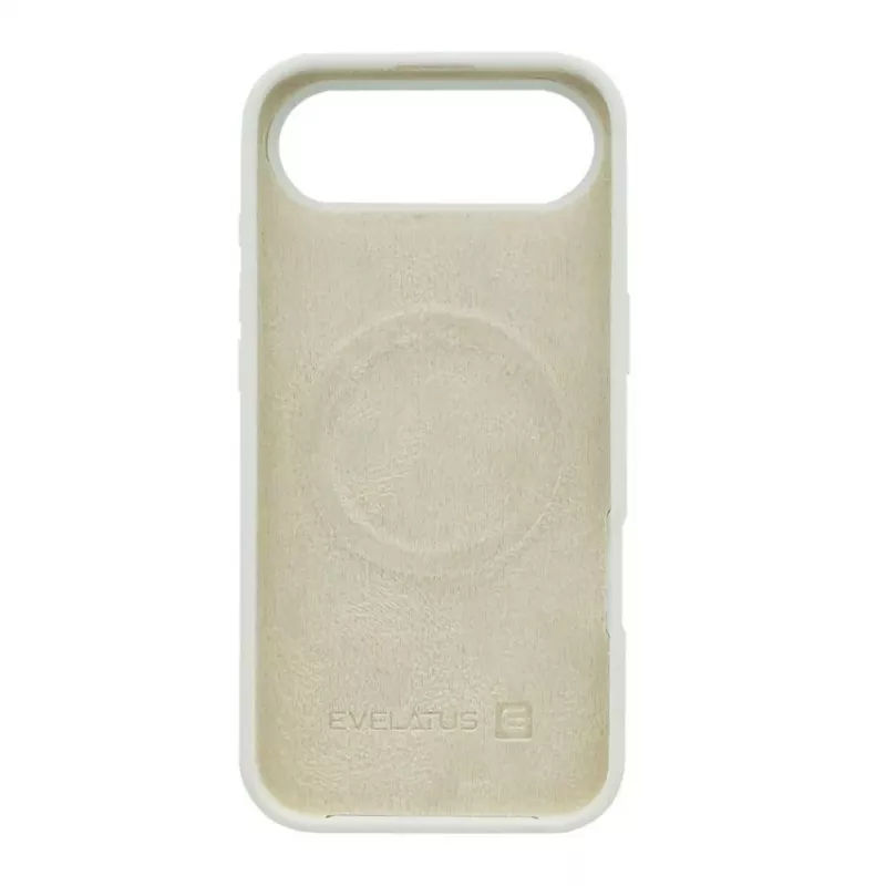 Evelatus Apple iPhone 17 Air Capa de silicone soft-touch MagSafe Premium branca