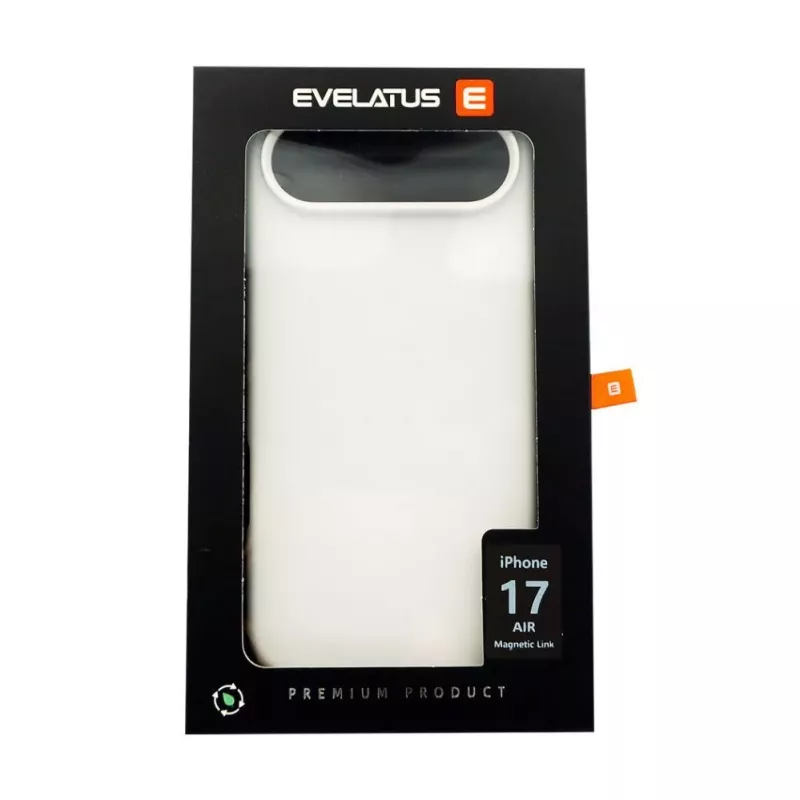 Evelatus Apple iPhone 17 Air Capa de silicone soft-touch MagSafe Premium branca