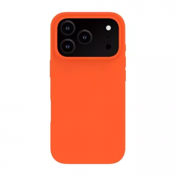 Evelatus Apple iPhone 17 Pro Capa de silicone soft-touch MagSafe Premium laranja