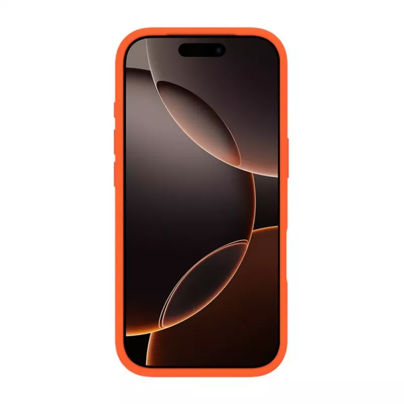Evelatus Apple iPhone 17 Pro Capa de silicone soft-touch MagSafe Premium laranja