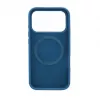 Evelatus Apple iPhone 17 Pro Capa de silicone soft-touch MagSafe Premium azul-profundo