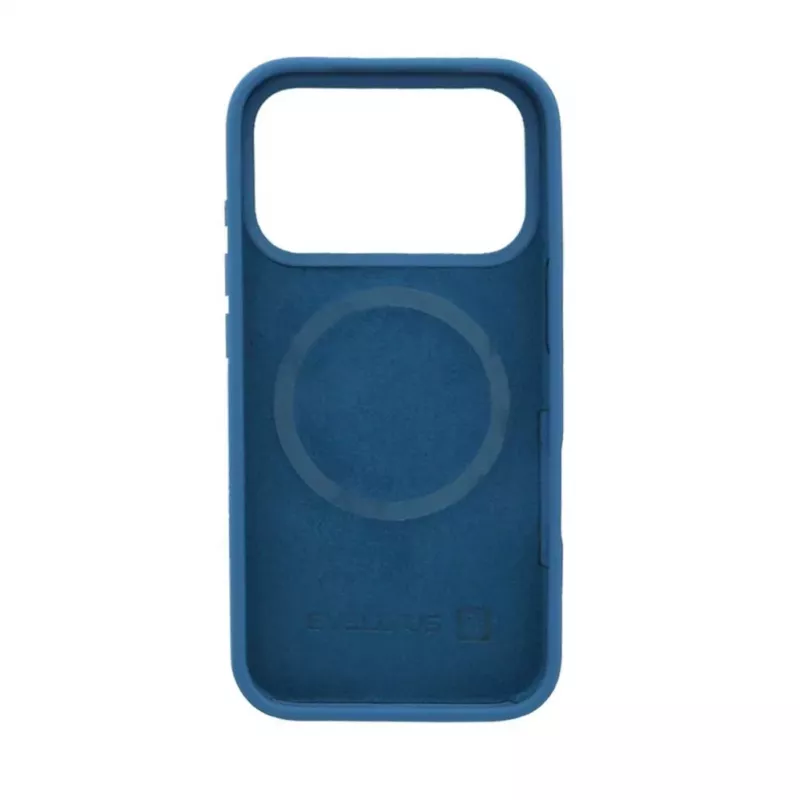 Evelatus Apple iPhone 17 Pro Capa de silicone soft-touch MagSafe Premium azul-profundo