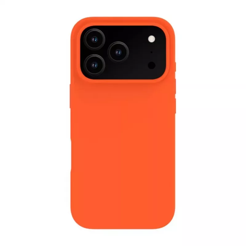 Evelatus Apple iPhone 17 Pro Max Capa de silicone soft-touch MagSafe Premium laranja