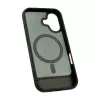 Evelatus Apple iPhone 17 Capa com revestimento de borracha MagSafe com suporte preta