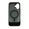 Evelatus Apple iPhone 17 Capa com revestimento de borracha MagSafe com suporte preta