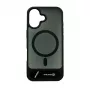 Evelatus Apple iPhone 17 Capa com revestimento de borracha MagSafe com suporte preta