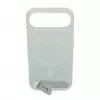 Evelatus Apple iPhone 17 Air Capa com revestimento de borracha MagSafe com suporte prateada