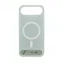 Evelatus Apple iPhone 17 Air Capa com revestimento de borracha MagSafe com suporte prateada